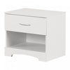 Step One 1-drawer Nightstand - End Table With Storage - Pure White