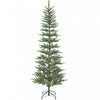 HOMCOM 7ft Fir Pencil Christmas Tree, Hinged Xmas Tree with 646 Branch Tips