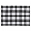 Cotton Placemat White Buffalo - Set of 12