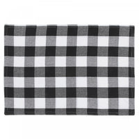 Cotton Placemat White Buffalo - Set of 12