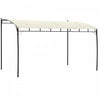 Outsunny 10' X 13' Pergola With Uv30+ Canopy, Steel Pergola Gazebo, Cream
