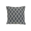 Ribbed Diamond Cushion Grey - Set of 2