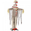 Outsunny 68" Life Size Halloween Animated Pumpkin Clown, Indoor Party Props