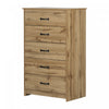 Tassio 5-drawer Chest - Nordik Oak