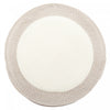 Vinyl Round Placemat with White Border - Set of 12