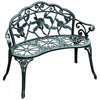 Outsunny 40" Outdoor Garden Bench, Patio Garden Bench, Green