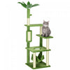 Pawhut 56\" Cat Tree For Large Cats Adult With Hammock, Cat Tower With Scratching Post, Platforms, Pl