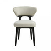 Susie Wooden Dining Chairs Set Of 2 With Upholstered Fabric Side Chairs And Wood Legs,beige