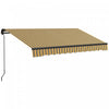 Outsunny 10' X 8' Patio Retractable Awning Sunshade Shelter, Amber
