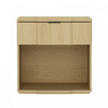 Clive Mid-Century Modern 22\" Nightstand in Natural Oak (1-Drawer)