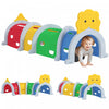 Qaba Tunnel For Kids To Crawl Through, Lion Design Toddler Play Tunnel Indoor & Outdoor Climbing Toy