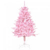 Homcom 4ft Artificial Christmas Tree With Automatic Open For Party Pink