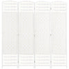 Homcom 4 Panel Folding Room Divider 5.6 Ft Privacy Screen Panel