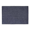 Chambray Ribbed Placemat Navy Blue - Set of 12