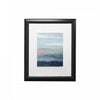 10.5\" x 13.5\" Matted Picture Frame Arcadian Black Frames