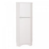 Elite Tall 2-Door Corner Storage Cabinet - White