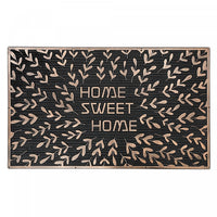 Rubber Home Sweet Home Leaves Floormat