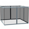Outsunny Replacement Mosquito Netting For Gazebo 10' X 10' Screen Walls For Canopy With Zippers For
