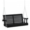 Outsunny 2 Seater Porch Swing Wooden Patio Swing Chair Seat With Cup Holder And Chains Outdoor Swing
