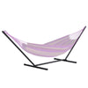 Outsunny 11.8'l Hammock Stand Extra Long Heavy Duty Straight Pole Day Bed Swing Metal Frame Simple S