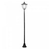 Outsunny 70\" Solar Torch Lights Outdoor Garden Lighting 6 LED Water-resist Auto On/off 6 Hours (blac