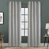 Solstice Oyster Grommet Curtain Panel - 52\" X 84\"