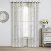 Habitat Symphony Coral Sheer Grommet Curtain Panel - 52 x 63