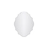 Chisel 22 Inch Frameless Ornate Mirror In Chrome