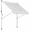 Outsunny 6.6'x5' Manual Retractable Patio Awning Window Door Sun Shade Deck Canopy Shelter Water Res