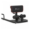 Soozier Adjustable Squat Machine With Push Up Bars, Multifunction Deep Sissy Squat Machine Leg Exerc