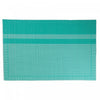 Vinyl Placemat Honeycomb Teal - Set of 12