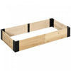 Outsunny 63\" X 32\" Raised Garden Bed With Metal Corner Bracket, Easy To Install Planter Box For Grow