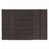 Vinyl Placemat Regalia Chocolate - Set of 12
