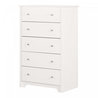 Vito 5-drawer Chest - Pure White