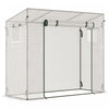 Outsunny 6.6' X 2.5' X 4.9' Walk-in Garden Greenhouse Patio Hot House, Plants Flowers Herbs Tomato G