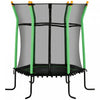 Soozier 63" Kids Trampoline Mini Indoor Bouncer Jumper with Enclosure Net Elastic Thick Padded Pole Gift for Child Toddler Age 3-10 Years Old Green