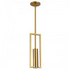 Dainolite Pauline 1 Light Pendant Aged Brass Lamp