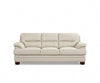Hydeline Luxor Leather Sofa - Vanilla