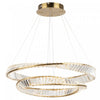 Stella 65 W LED Brushed Brass Chandelier