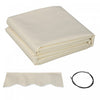 Outsunny 11' X 10' Retractable Awning Fabric Replacement Outdoor Sunshade Canopy Awning Cover, Uv Pr