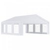 Outsunny 20' X 20' Heavy Duty Party Tent, Carport Garage Canopy, Patio Gazebo Canopy With Removable