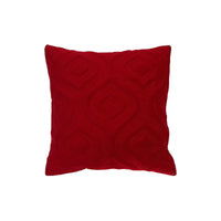 Velvet Impression Cushion Red - Set of 2