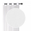 Voile Panel with Grommets White - Set of 2