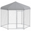 Pawhut Outdoor Dog Kennel Dog Run With Waterproof, Uv Resistant Cover For Medium And Large Sized Dog