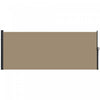 Outsunny 13' X 5' Retractable Side Awning, Garden Privacy Screen, Khaki