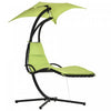 Outsunny Outdoor Hammock Chair With Stand, Floating Chaise Lounge Chair With Soft Padded Cushion, Ha