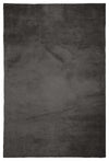 Argo Plush & Shags Charcoal Washable Rug 8'0\" x 10'0\" Indoor Area Rug