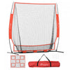 Soozier 6' X 6' Baseball Net, Hitting Pitching Practice Net With Carry Bag