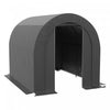 Outsunny 6' X 8' Outdoor Storage Shed, Galvanised Steel Portable Bike Shed