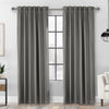 Baxter Silver Back Tab Curtain Panel - 52\" X 84\"